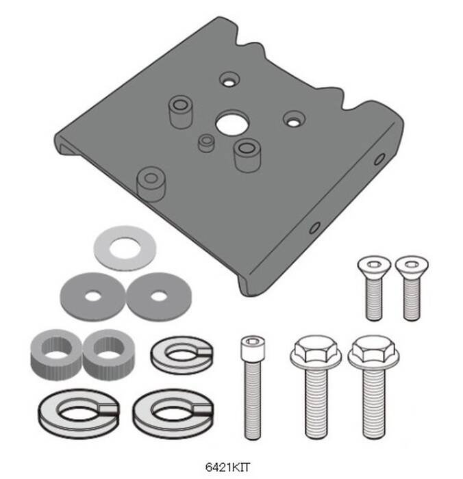 KAPPA ADAPTER DO ZAMONTOWANIA STELAŻA BOCZNEGO KLO6421MK/KLO6421CAM/KLX6421 (BEZ UŻYCIA CENTRALNEGO KZ6421) - motocyklowy bagaż