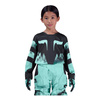 Bluza motocyklowa cross dziecięca FOX JUNIOR 180 KAIROS TURQUOISE czarny zielony niebieski