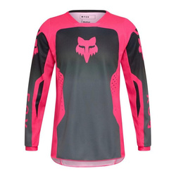 Bluza cross dziecięca FOX JUNIOR GIRLS 180 SHIELD BLACK/PINK czarny różowy