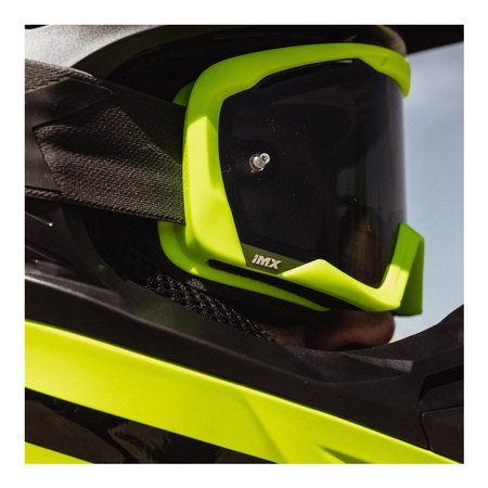 Gogle motocyklowe IMX Endurance Flip - Szyba Dark Smoke + Clear (2 szyby w zestawie)