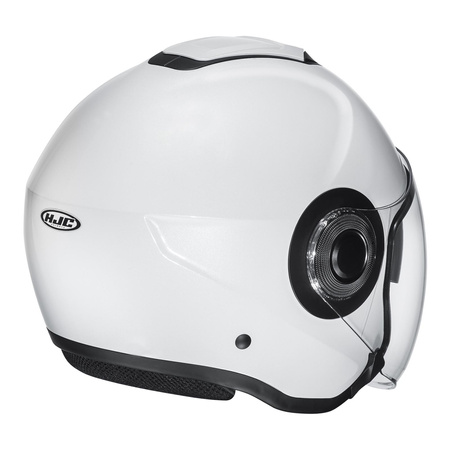 Kask motocyklowy otwarty HJC I40N matowy perłowy biały