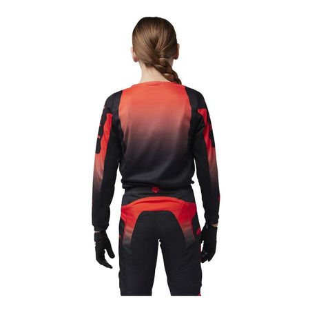 Bluza motocyklowa dziecięca FOX Junior 180 Lean Fluorescent Red