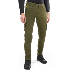 Spodnie jeansowe motocyklowe VORG REVO GREEN zielony