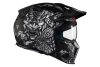 Kask motocyklowy MT STREETFIGHTER SV S HELLISH MATT BLACK/GREY czarny szary