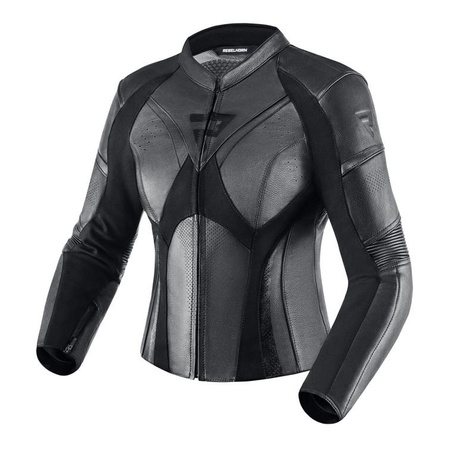 Damska kurtka motocyklowa skórzana Rebelhorn REBEL czarny