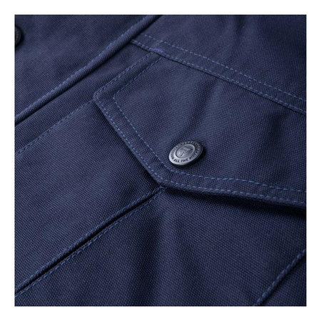 Kurtka motocyklowa tekstylna miejska Rebelhorn HUNTER niebieski navy