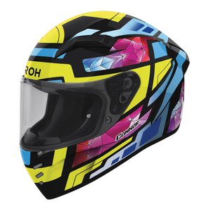 Kask motocyklowy AIROH CONNOR STARSHIP PINK MATT szary różowy czarny
