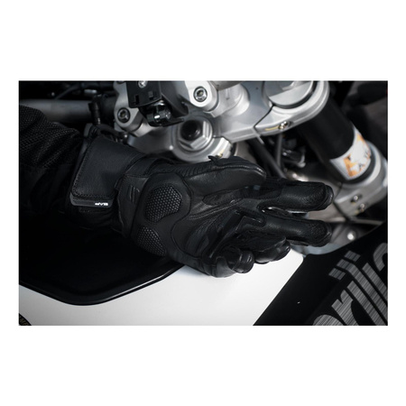 Damskie rękawice motocyklowe turystyczne Shima GT-1 czarny