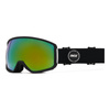 Gogle Snowboardowe IMX Peak Black Matt/Black - Szyba Podwójna Green Irridium + Brown