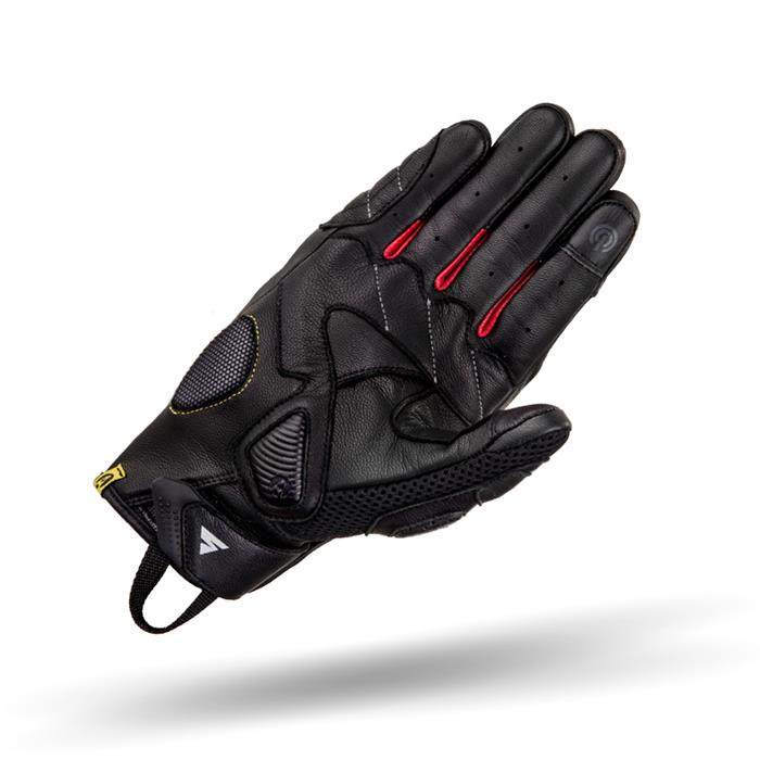 Rękawice motocyklowe miejskie Shima RUSH GLOVES czerwony