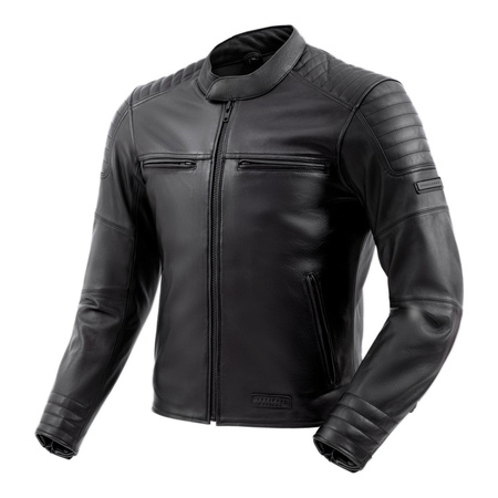 Kurtka motocyklowa skórzana Rebelhorn HUNTER II czarny mat