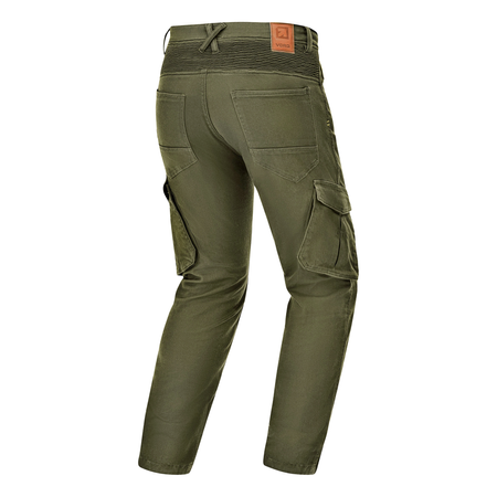 Spodnie jeansowe motocyklowe VORG REVO GREEN zielony