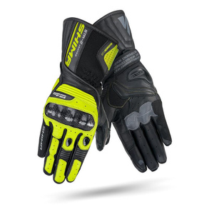 Rękawice motocyklowe skórzane sportowe Shima STR-2 VENT GLV fluo