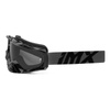 Gogle motocyklowe IMX Dust Graphic Grey Gloss/Black - Szyba Dark Smoke + Clear (2 Szyby W Zestawie)