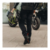 Jeansy motocyklowe OZONE HORNET II sprany czarne