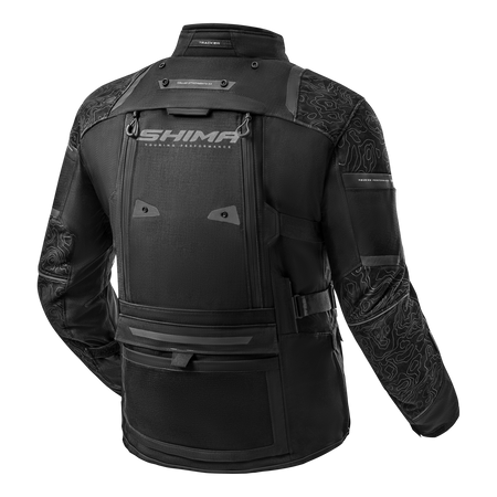 Kurtka motocyklowa SHIMA TRACKER BLACK czarny