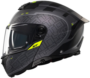 Kask motocyklowy MT ATOM 2 SV DESTINY MATT BLACK/GREY