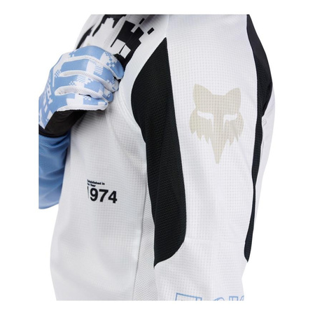 Bluza motocyklowa cross FOX 180 DIGI IMAGE WHITE biały