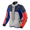 Kurtka motocyklowa tekstylna REVIT SAND 5 H2O SIVLER/BLUE srebrny niebieski