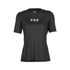 Koszulka rowerowa damska FOX Lady Ranger Wordmark Black