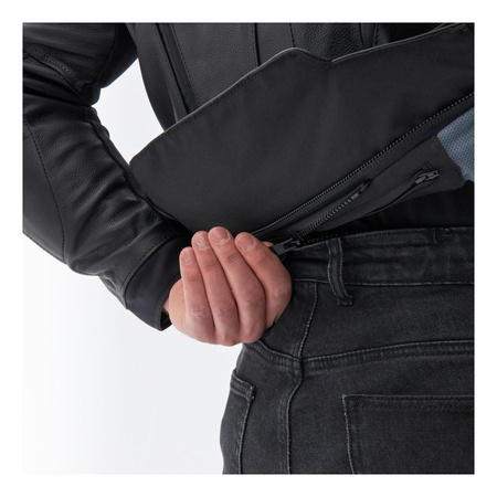 Jeansy motocyklowe Rebelhorn NOMAD Tapered Fit czarne vintage