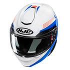 Kask motocyklowy szczękowy HJC RPHA 91 Abbes biały/niebieski