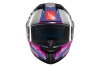 Kask motocyklowy MT STINGER 2 TRON WHITE/PINK/BLUE