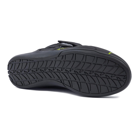 Buty krótkie motocyklowe miejskie/turystyczne Rebelhorn SPARK II czarny-żółty fluo