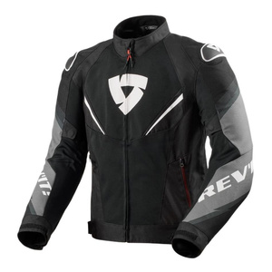 Kurtka motocyklowa tekstylna REVIT QUANTUM 3 AIR BLACK/WHITE czarny biały