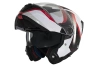 Kask motocyklowy MT ATOM 2 SV EMALLA MATT WHITE/BLACK/RED biały czarny czerwony