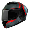 Kask motocyklowy MT ATOM 2 SV EMALLA MATT GREY/BLACK/RED szary czarny czerwony