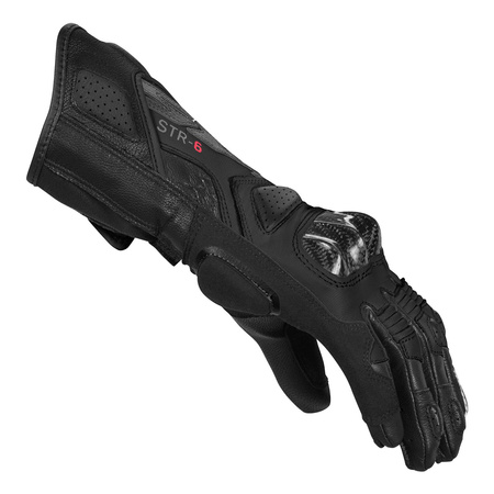 Rękawice motocyklowe damskie SPIDI STR-6 LADY BLACK czarny