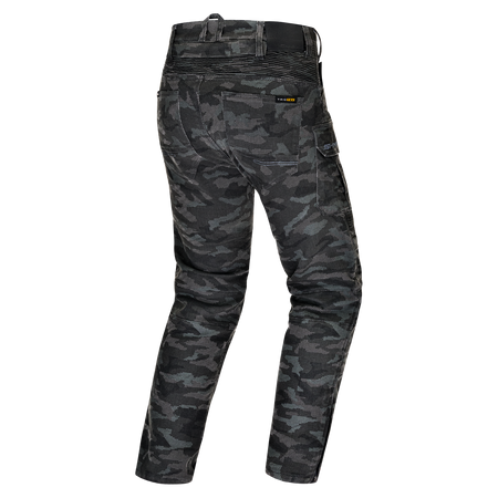Spodnie jeans SHIMA GIRO 3.0 CAMO szary czarny