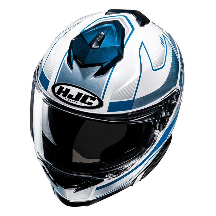 Kask motocyklowy HJC I71 Iorix niebieski/srebrny