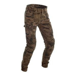 Spodnie jeans RICHA APACHE CAMO beżowy brązowy zielony moro
