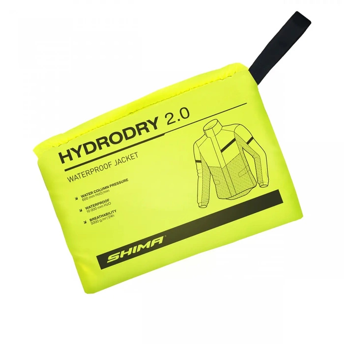 Kurtka przeciwdeszczowa motocyklowa odblaskowa Shima HYDRODRY 2.0 czarny unisex