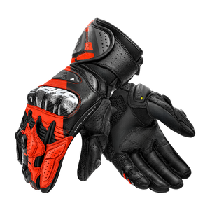 Rękawice motocyklowe SHIMA RS-3 RED FLUO czarny czerwony fluo
