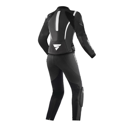 Kombinezon motocyklowy dwuczęściowy damski SHIMA MIURA 2.0 BLACK/WHITE czarny biały