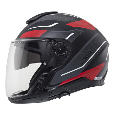 Kask motocyklowy SCHUBERTH J2 ECE SIGMA RED czarny czerwony