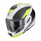 Kask motocyklowy szczękowy Scorpion Exo-Tech Team biały fluo