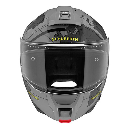Kask motocyklowy SCHUBERTH C5 ECE GLOBE GREY szary czarny żółty fluo