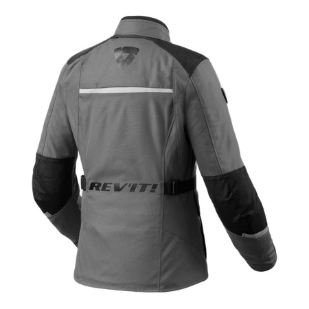 Kurtka motocyklowa tekstylna damska REVIT VOLTIAC 3 H2O LADY GREY/BLACK szary czarny