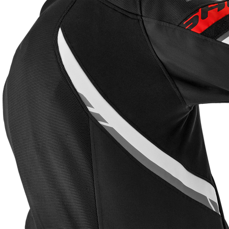 Kurtka motocyklowa tekstylna miejska Shima MESH PRO 2.0 czerwony