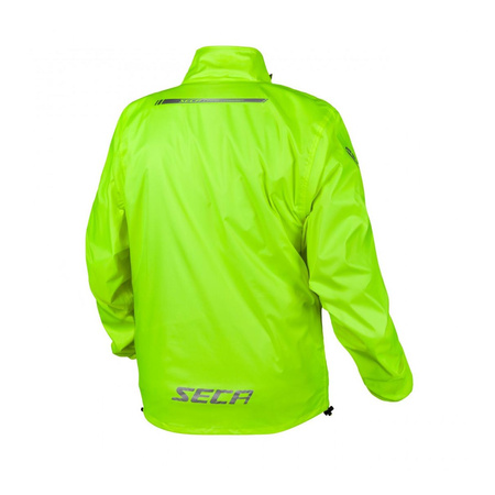 Kurtka przeciwdeszczowa motocyklowa SECA TYPHOON FLUO YELLOW żółty fluo