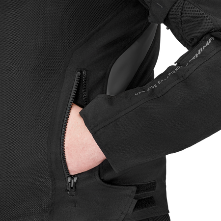 Kurtka motocyklowa tekstylna Shima RUSH 2.0 VENT czarny