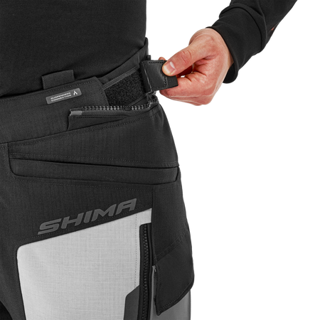 Spodnie motocyklowe SHIMA TRACKER LIGHT GREY szary