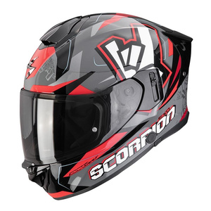 Kask integralny SCORPION EXO-530 AIR ROK GREY/BLACK/RED szary czarny czerwony