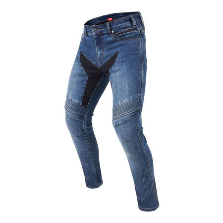 Jeansy motocyklowe Rebelhorn EAGLE III Slim Fit niebieskie