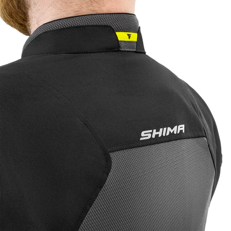 Kurtka motocyklowa tekstylna miejska/turystyczna Shima RUSH 2.0 VENT fluo