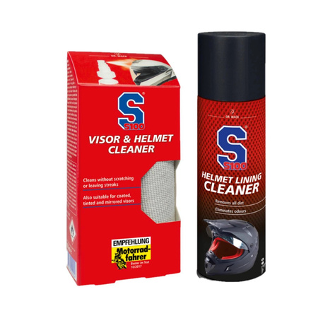 Zestaw motocyklowy S100 do wizjera i wnętrza kasku
